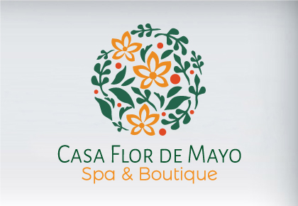 Diseño Logotipo Casa Flor de Mayo